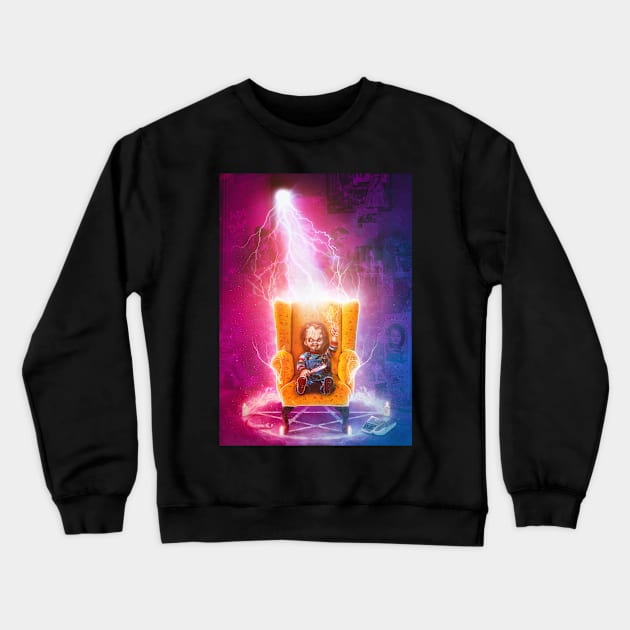 Chucky's Lair Crewneck Sweatshirt by theusher